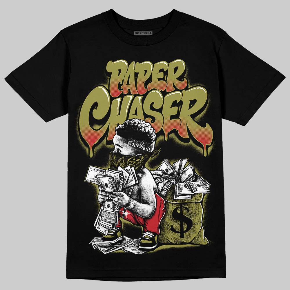 Max 95 Big Bubble x Aya Brown Atomic Green and Black DopeSkill T-Shirt Paper Chaser Boy Graphic Streetwear - Black