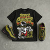 Aya Brown x Max 95 Atomic Green DopeSkill T-Shirt Paper Chaser Boy Graphic