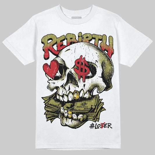 Max 95 Big Bubble x Aya Brown Atomic Green and Black DopeSkill T-Shirt Rebirth Graphic Streetwear - White