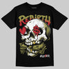 Max 95 Big Bubble x Aya Brown Atomic Green and Black DopeSkill T-Shirt Rebirth Graphic Streetwear - Black
