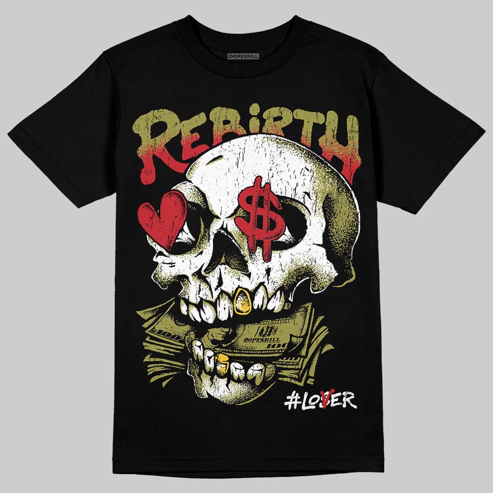Max 95 Big Bubble x Aya Brown Atomic Green and Black DopeSkill T-Shirt Rebirth Graphic Streetwear - Black