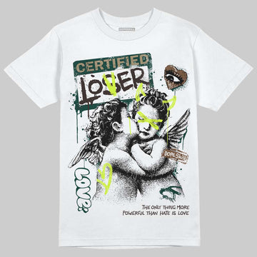 Air Foamposite Pro "Green Camo" DopeSkill T-Shirt Certified Lover Graphic Streetwear -0 White