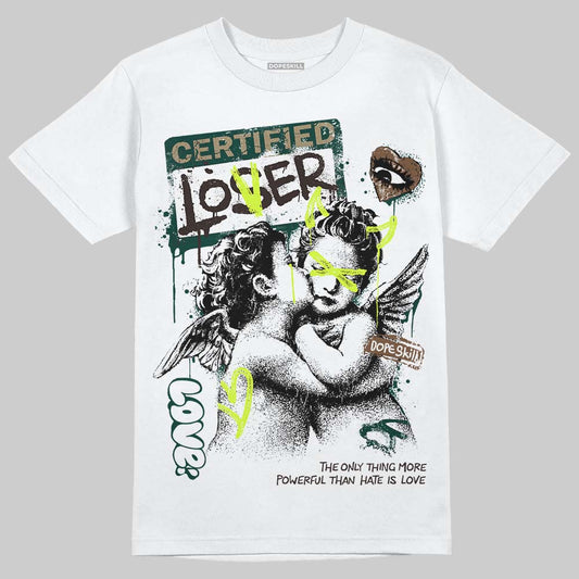Air Foamposite Pro "Green Camo" DopeSkill T-Shirt Certified Lover Graphic Streetwear -0 White