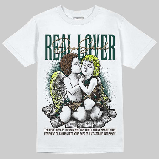 Air Foamposite Pro "Green Camo" DopeSkill T-Shirt Real Lover Graphic Streetwear - White