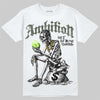 Foamposite One "Phantom/Barely Volt" DopeSkill T-Shirt Ambition Graphic Streetwear - White 
