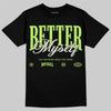 Foamposite One "Phantom/Barely Volt" DopeSkill T-Shirt Better Myself Graphic Streetwear - Black