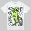 Foamposite One "Phantom/Barely Volt" DopeSkill T-Shirt Built Different Graphic Streetwear - White