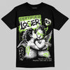 Foamposite One "Phantom/Barely Volt" DopeSkill T-Shirt Certified Lover Graphic Streetwear - Black
