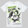 Foamposite One "Phantom/Barely Volt" DopeSkill T-Shirt Certified Lover Graphic Streetwear - White