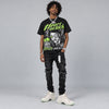 Foamposite Phantom Volt DopeSkill Oversize Print T-Shirt Heart On Lock Graphic