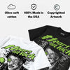 Foamposite Phantom Volt DopeSkill Oversize Print T-Shirt Heart On Lock Graphic