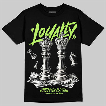 Foamposite One "Phantom/Barely Volt" DopeSkill T-Shirt Loyalty Graphic Streetwear - Black