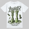 Foamposite One "Phantom/Barely Volt" DopeSkill T-Shirt Loyalty Graphic Streetwear - White