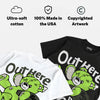 Foamposite Phantom Volt DopeSkill T-Shirt Out Here Being Cute Graphic