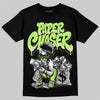 Foamposite One "Phantom/Barely Volt" DopeSkill T-Shirt Paper Chaser Boy Graphic Streetwear - Black