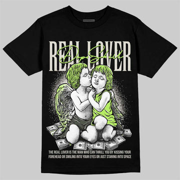 Foamposite One "Phantom/Barely Volt" DopeSkill T-Shirt Real Lover Graphic Streetwear - Black