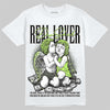 Foamposite One "Phantom/Barely Volt" DopeSkill T-Shirt Real Lover Graphic Streetwear - White