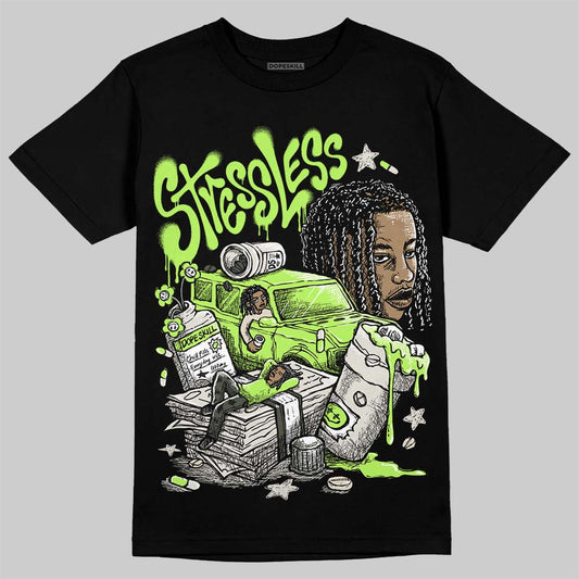 Foamposite One "Phantom/Barely Volt" DopeSkill T-Shirt Stressless Graphic Streetwear - Black