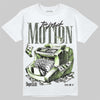 Foamposite One "Phantom/Barely Volt" DopeSkill T-Shirt Too Much Motion Graphic Streetwear - White
