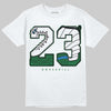 Jordan 12 Bucks DopeSkill T-Shirt 23 with 12s Pattern Graphic Streetwear - White