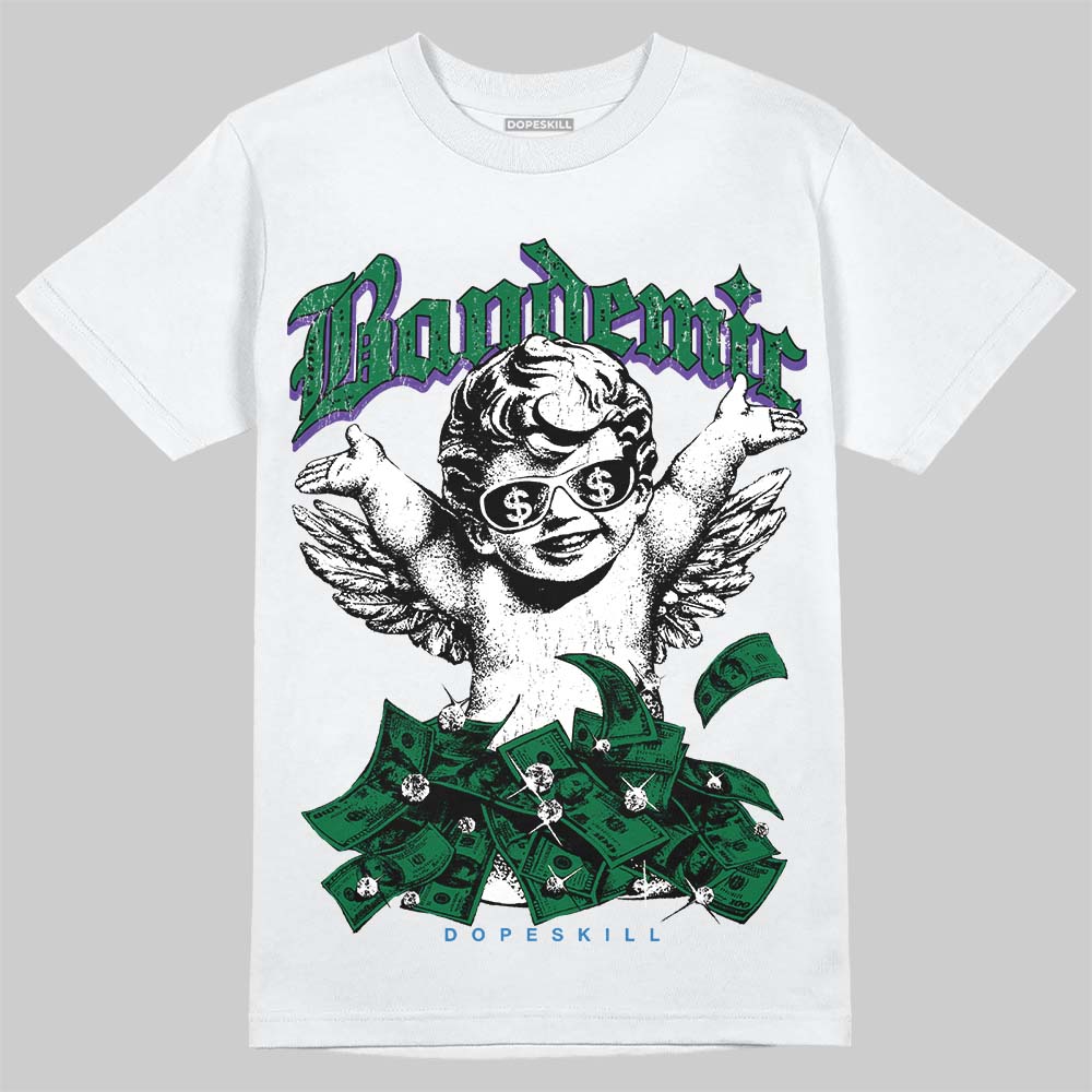 Jordan 12 Bucks DopeSkill T-Shirt Bandemic Graphic Streetwear - WHite