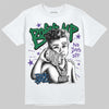 Jordan 12 Bucks DopeSkill T-Shirt Boss Up Graphic Streetwear - White