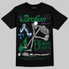 Jordan 12 Bucks DopeSkill T-Shirt Broken Bones Graphic Streetwear - Black