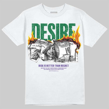 Jordan 12 Bucks DopeSkill T-Shirt Desire Graphic Streetwear - White