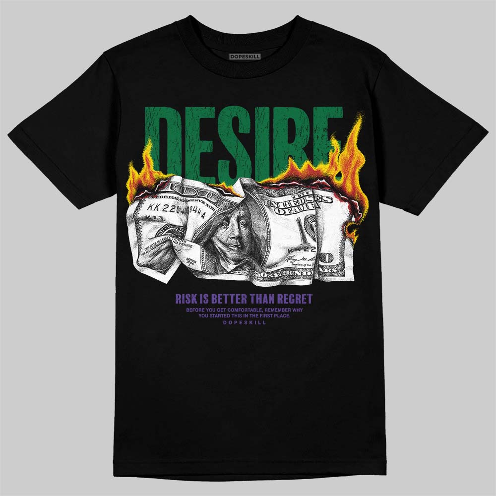 Jordan 12 Bucks DopeSkill T-Shirt Desire Graphic Streetwear - Black