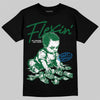 Jordan 12 Bucks DopeSkill T-Shirt Flexin' Graphic Streetwear - Black