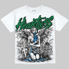 Jordan 12 Bucks DopeSkill Oversize Print T-Shirt Heartless Graphic Streetwear - White