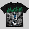 Jordan 12 Bucks DopeSkill Oversize Print T-Shirt Heartless Graphic Streetwear - Black