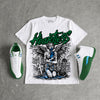 Bucks 12s DopeSkill Oversize Print T-Shirt Heartless Graphic