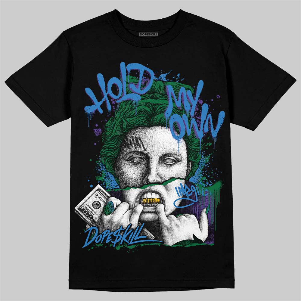 Jordan 12 Bucks DopeSkill T-Shirt Hold My Own Graphic Streetwear - Black