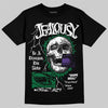 Jordan 12 Bucks DopeSkill T-Shirt Jealousy Graphic Streetwear - Black