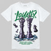Jordan 12 Bucks DopeSkill T-Shirt Loyalty Graphic Streetwear - White