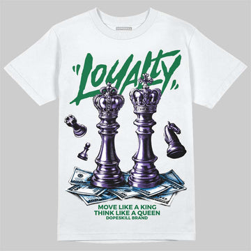 Jordan 12 Bucks DopeSkill T-Shirt Loyalty Graphic Streetwear - White