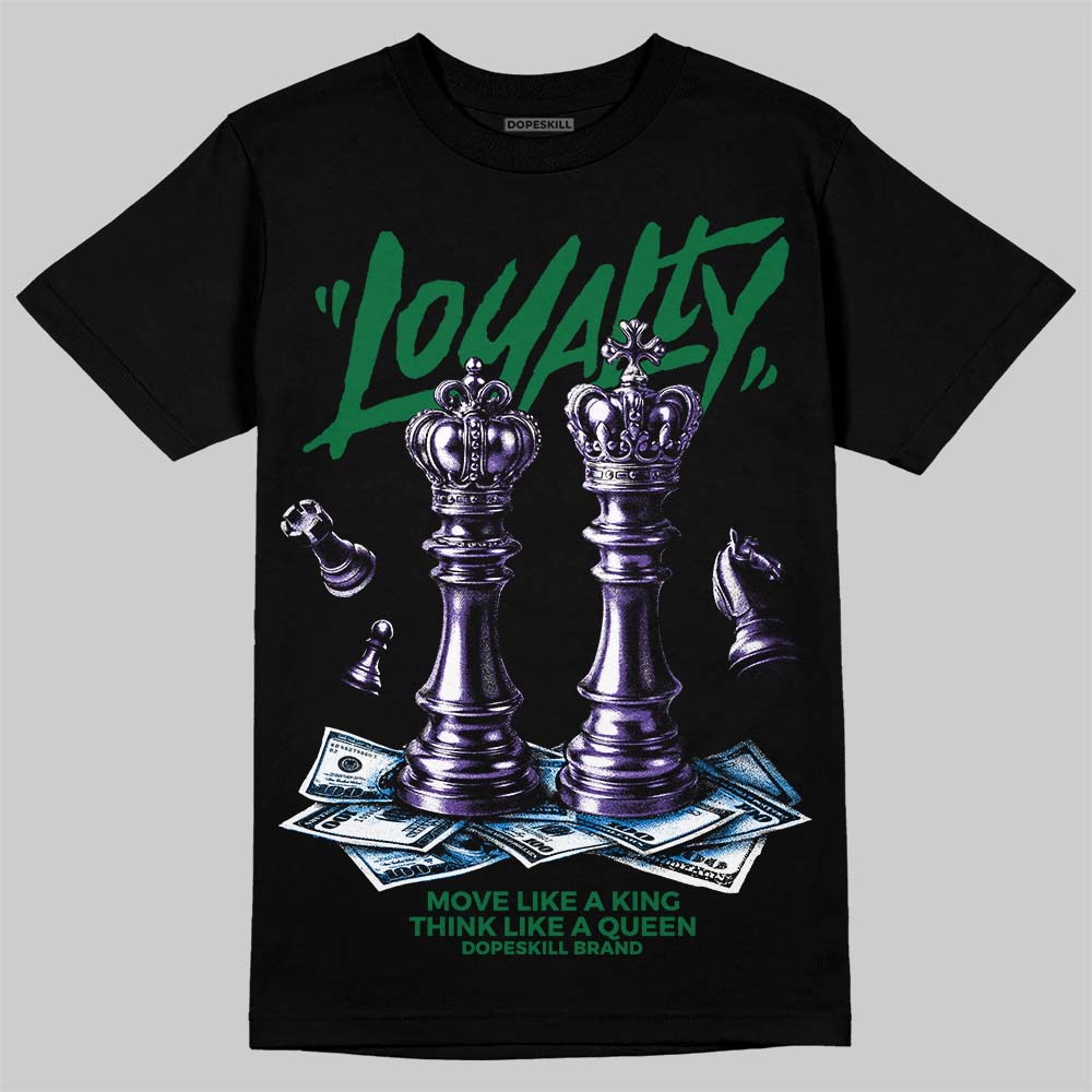 Jordan 12 Bucks DopeSkill T-Shirt Loyalty Graphic Streetwear - Black