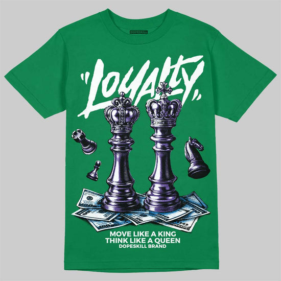 Jordan 12 Bucks DopeSkill T-Shirt Loyalty Graphic Streetwear - Irish Green