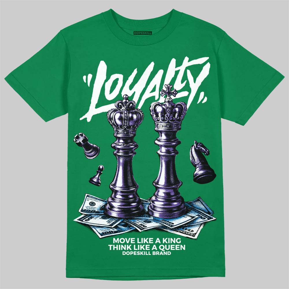 Jordan 12 Bucks DopeSkill T-Shirt Loyalty Graphic Streetwear - Irish Green