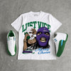 Bucks 12s DopeSkill Oversize Print T-Shirt Lust Vice Graphic