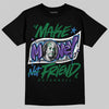 Jordan 12 Bucks DopeSkill T-Shirt Make Money Not Friend Typo Graphic Streetwear - Black