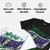 Bucks 12s DopeSkill T-Shirt Make Money Not Friend Typo Graphic