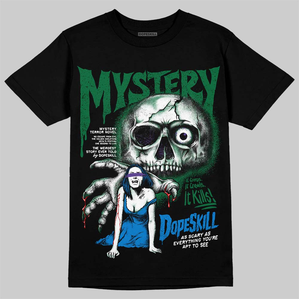 Jordan 12 Bucks DopeSkill T-Shirt Mystery Ghostly Grasp Graphic Streetwear - Black