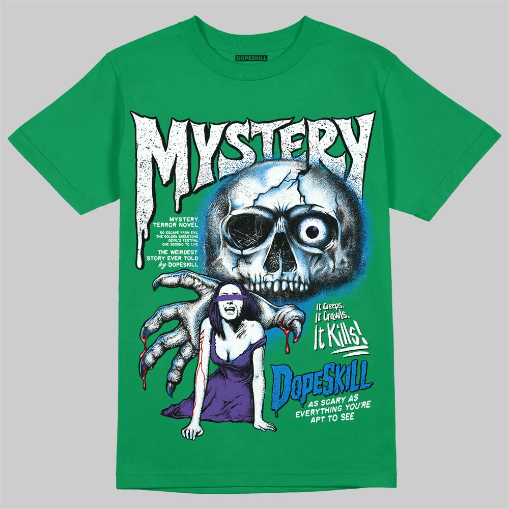 Jordan 12 Bucks DopeSkill T-Shirt Mystery Ghostly Grasp Graphic Streetwear - Irish Green
