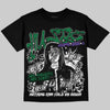 Jordan 12 Bucks DopeSkill Oversize Print T-Shirt No Money No Lust Graphic Streetwear - Black
