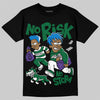 Jordan 12 Bucks DopeSkill T-Shirt No Risk No Story Graphic Streetwear - Black