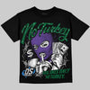 Jordan 12 Bucks DopeSkill Oversize Print T-Shirt No Turkey Graphic Streetwear - Black