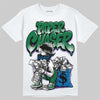 Jordan 12 Bucks DopeSkill T-Shirt Paper Chaser Boy Graphic Streetwear - White