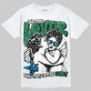 Jordan 12 Bucks DopeSkill T-Shirt Real Ones Choose Loyalty Graphic Streetwear - White